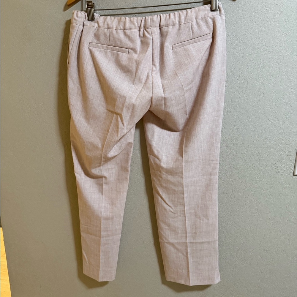 Pietro Brunelli Maternity Pants XS Pink Linen Blend Made in Italy - Picture 3 of 7